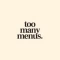 too many menus, London Bars & Cocktails influencer