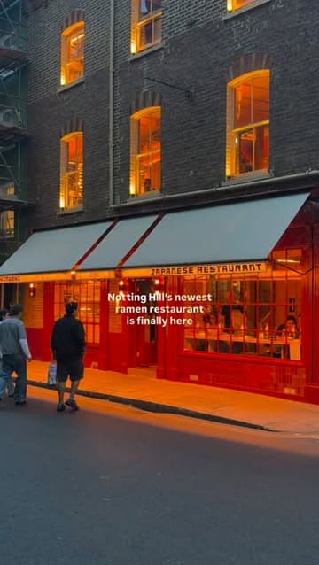 A short, aesthetic montage showcasing the interior and food of Nakimushi, a new Japanese ramen restaurant in Notting Hill.