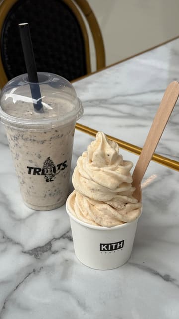 A short, energetic video showcasing Kith Treats in London, highlighting the customizable cereal-infused ice cream experience. The video guides the viewer through the ordering process, the variety of cereal options, and the final product, effectively capturing the brand's aesthetic and the appeal of the dessert.