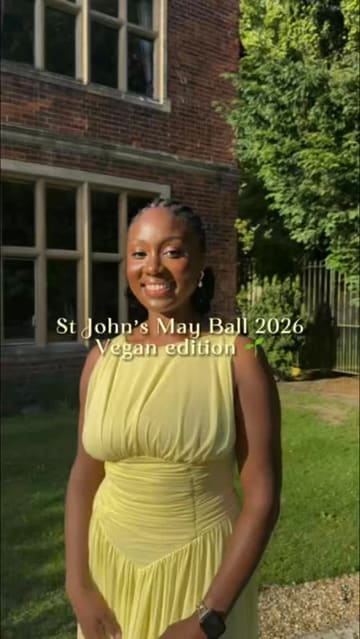 A recap video of the John's May Ball 2026, highlighting the vegan food options, entertainment, and overall atmosphere of the event.
