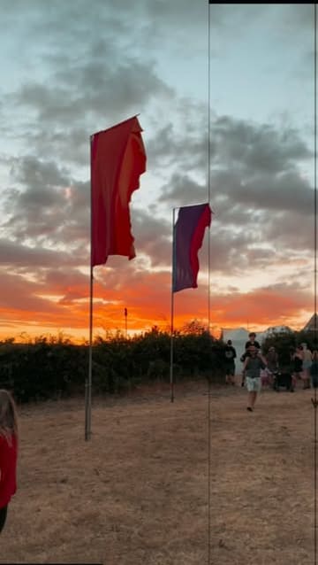 A fast-paced montage capturing the highlights of Valley Fest, featuring live music performances, festival crowds, and various food and drink options.