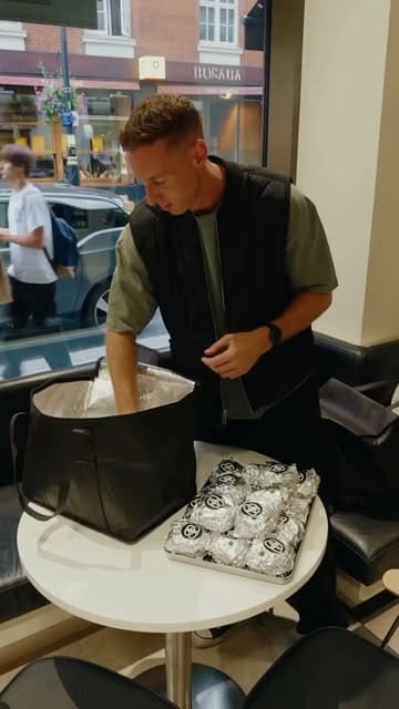 A recap video of an in-store event at the Represent clothing store in London, featuring food, drinks, a tattoo artist, and screen printing.
