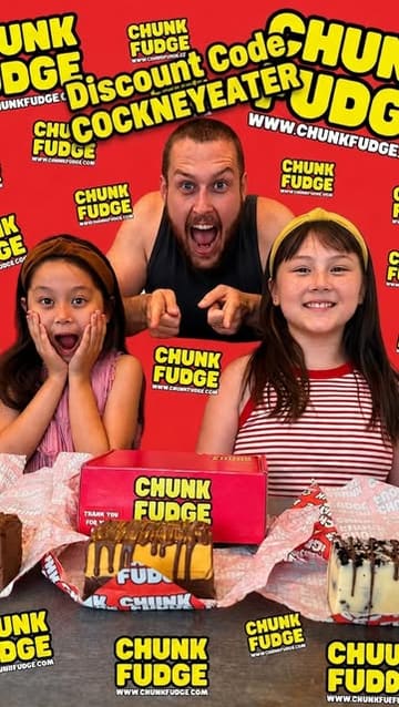A family-led review of a fudge gift box, featuring the father and his two daughters unboxing and tasting three different flavours of handmade fudge. The video highlights the texture and ingredients of the product through close-up shots and enthusiastic reactions.