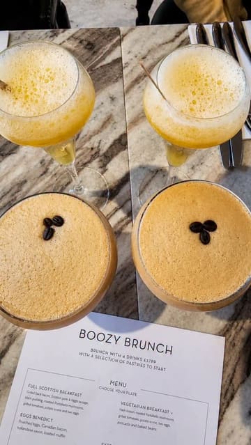 A promotional reel for a boozy brunch deal at Amarone, showcasing the food, cocktails, and live music atmosphere.