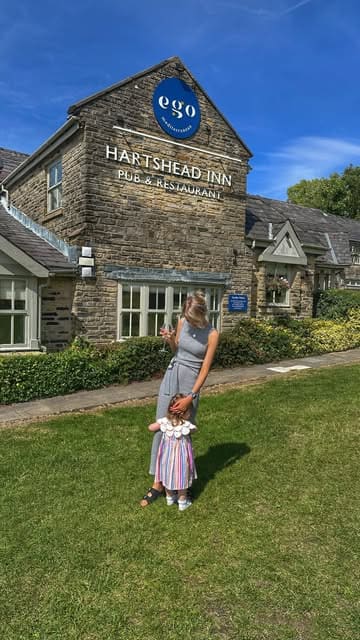A creator visits Ego Mediterranean with her children, showcasing the restaurant's value-for-money 'Dine Out' menu, the family-friendly atmosphere, and various dishes including calamari, prawns, and steak.