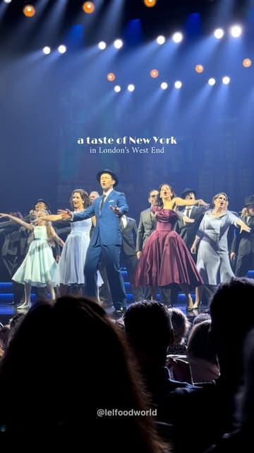 A montage showcasing a pre-theatre dining experience at STK Steakhouse followed by a performance of the Sinatra musical in London's West End.