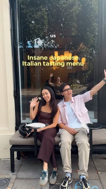A couple visits Angelina in Dalston to experience their seasonal Italian-Japanese fusion tasting menu. The video provides a tour of the restaurant's interior and a detailed look at the various courses served, highlighting the quality and presentation of the food.