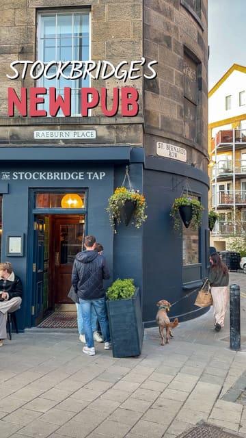 A lively video tour of The Stockbridge Tap in Edinburgh, showcasing its recent refurbishment, cozy interior, and pub food offerings. The creator highlights the new ownership, the welcoming atmosphere, and specific menu items like the toastie and scotch egg, while emphasizing the pub's dog-friendly nature and local appeal.