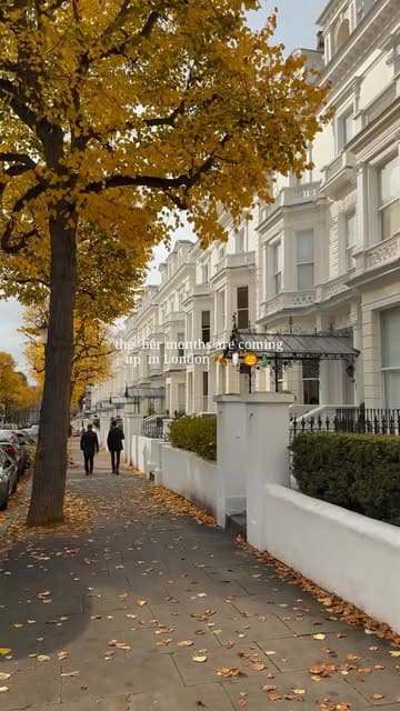 A fast-paced montage showcasing various seasonal activities and locations in London, including autumn foliage, pumpkin patches, afternoon tea, and Christmas decorations.