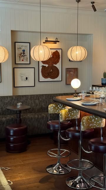 A short, aesthetic montage showcasing the interior, exterior, food, and drinks at Bar Blondie in Queen's Park, London.