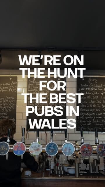 A couple visits a new pub in Cardiff called The Pig & Swill, showcasing the craft beer selection, the atmosphere, and the small plates menu.