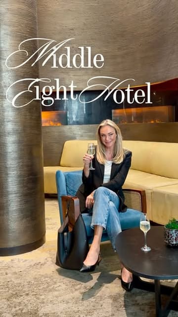 A stylish and relaxing tour of the Middle Eight Hotel in London, highlighting the room, the unique indoor garden, and the dining facilities.