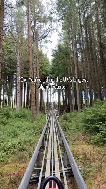 A POV video showcasing the Fforest Coaster at Zip World in North Wales, highlighting the experience of riding through the woodland.