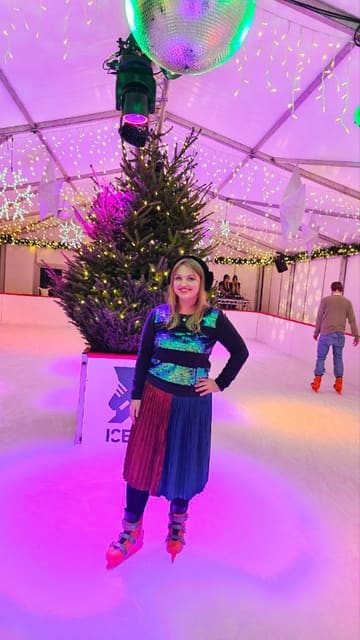 A vibrant, fast-paced reel capturing a visit to Boxpark Liverpool's winter event. The video features ice skating, roasting marshmallows over a fire pit, and enjoying food and drinks, highlighting the lively atmosphere and diverse offerings of the venue.