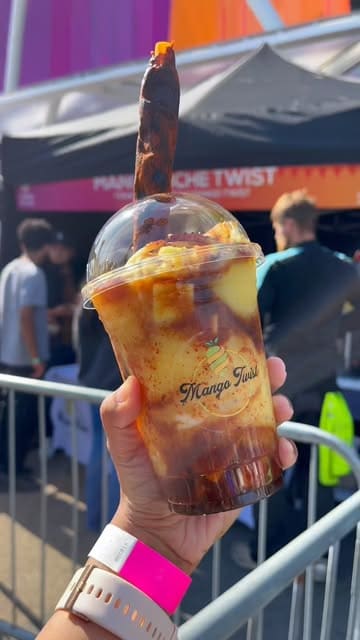 A promotional highlight reel for the World Halal Food Festival, featuring a montage of various food vendors, live entertainment, shopping stalls, and family activities at the London Stadium.