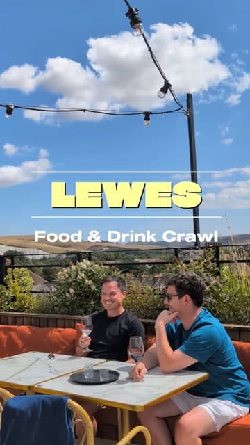 A fast-paced, energetic vlog documenting a food and drink crawl across 15 different venues in the town of Lewes. The creators visit a mix of cafes, pubs, breweries, and restaurants, providing quick glimpses of the atmosphere, drinks, and food at each stop.