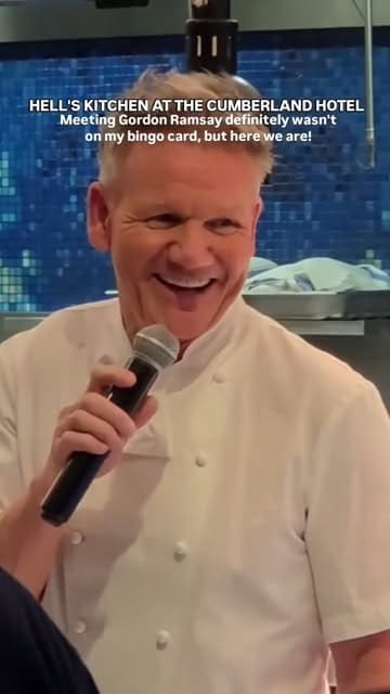 A fast-paced, energetic reel showcasing the launch event of Hell's Kitchen at the Cumberland Hotel, featuring the venue's atmosphere, signature dishes, cocktails, and an appearance by Gordon Ramsay.