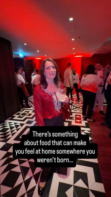A video capturing an event at The Pem restaurant, featuring a dhol player, various Indian-inspired dishes, and a celebration of Chef Romy Gill's new chapter.