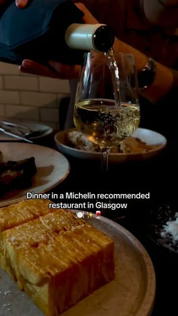 A montage of clips showcasing the interior, food, and drinks at Celentano's restaurant in Glasgow.