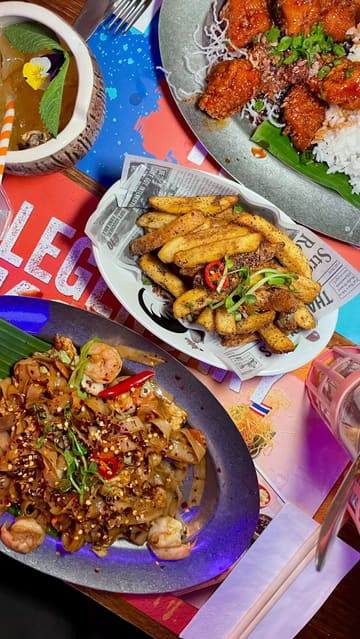 A couple visits Thaikhun for a date night, showcasing the restaurant's vibrant interior, new menu items, and cocktail offerings.