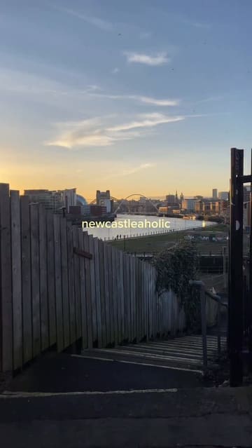 A fast-paced montage showcasing various hospitality venues, landmarks, and events across Newcastle upon Tyne, including football matches, riverside pubs, cafes, and dining spots.