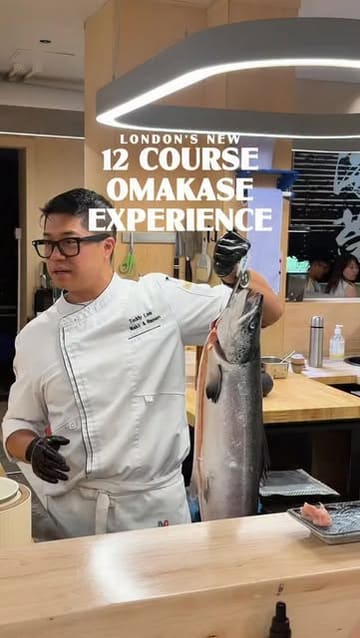 A fast-paced, engaging review of a new 12-course Omakase experience at Maki Nori in Soho, London. The video highlights the fresh sashimi, nigiri, and hand rolls, alongside the chef's preparation and the overall energetic atmosphere of the venue.