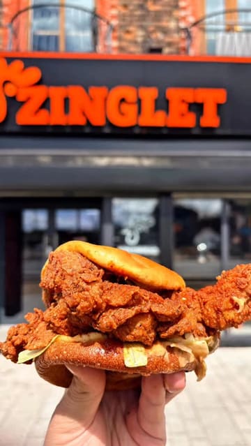 A review of a new fried chicken venue in Birkenhead, featuring a look at the interior, the chicken burger, tenders, and a thick milkshake.