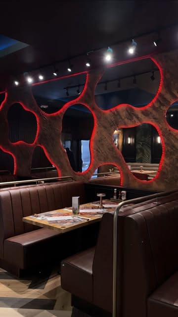 A promotional reel for a new steakhouse in Cardiff, showcasing their sizzling steak platters, sides, and desserts.