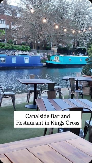 A video tour of the Rotunda bar and restaurant in King's Cross, highlighting its canal-side location, outdoor terrace, and dining offers.
