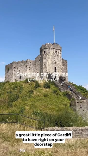 A short, informative video tour of Cardiff Castle, highlighting its history and the 'key to the city' annual pass offer.