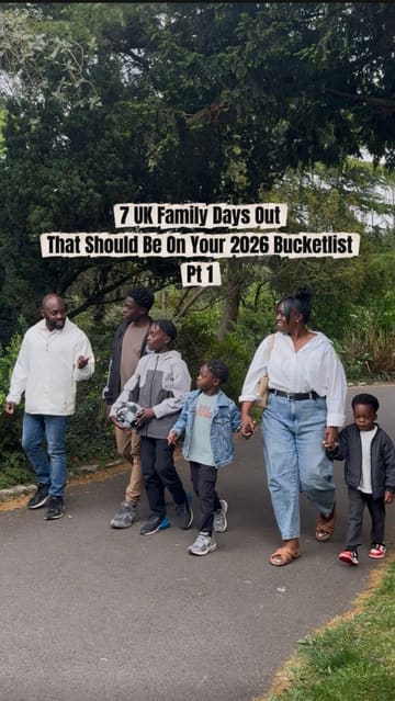 A family-focused creator presents a list of three UK-based activity venues suitable for children, including an indoor amusement centre, an adventure park with animals, and a driving experience for kids. The video uses a vlog-style format with voiceover and text overlays to highlight key features of each location.