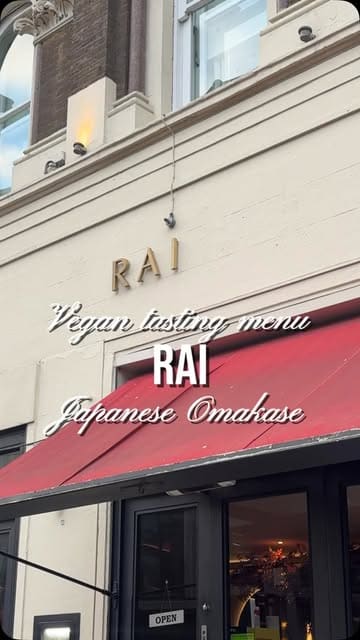 A review of a vegan tasting menu at a Japanese restaurant in London, featuring various courses, drink pairings, and the creator's reaction to the food.