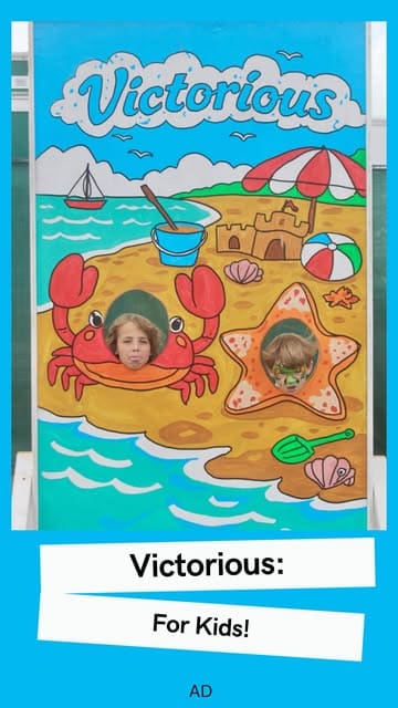 A montage of children enjoying various activities at Victorious Festival, including arts and crafts, games, and live entertainment, to demonstrate the festival's family-friendly nature.