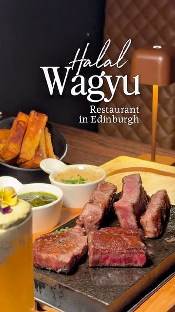 A promotional video for Ishiku Wagyu in Edinburgh, showcasing their Japanese Wagyu steak experience, starters, mocktails, and the restaurant's interior.