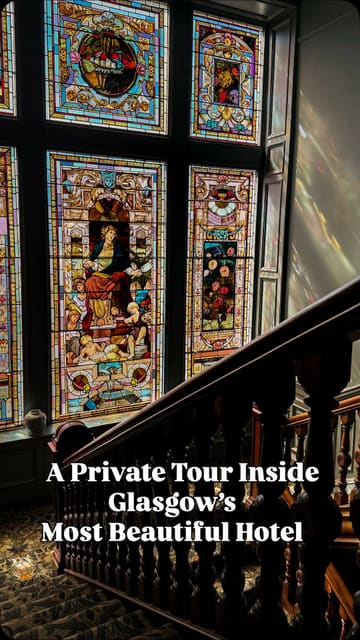 A cinematic tour of a luxury boutique hotel in Glasgow, showcasing various rooms, the grand staircase, a roll-top bathtub, a fireplace, and the outdoor terrace. The video focuses on the aesthetic details and the 'townhouse' atmosphere of the property.