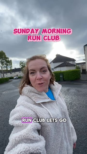 A short, upbeat vlog documenting a Sunday morning run club session. The video follows the creator from the start of the run, through the group activity, and concludes with a coffee at Cafe 77, highlighting the social aspect of the experience.