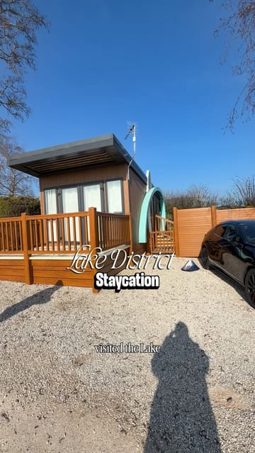 A family vlog documenting a two-night stay at Wild Rose Holiday Park in the Lake District. The video provides a tour of the glamping hive accommodation, highlights the hot tub, swimming pool, and children's play area, and includes snippets of meals eaten during the stay.