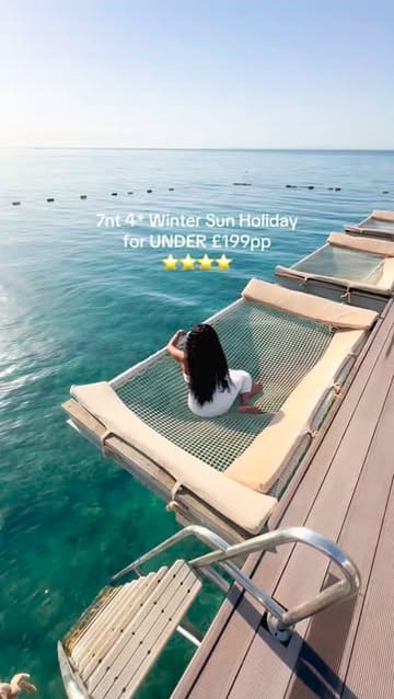 A travel guide video demonstrating how to find a 7-night 4-star winter sun holiday in the Algarve for under £200 per person using a travel comparison site.