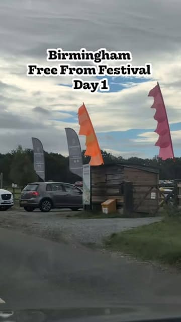 A recap video of the Birmingham Free From Festival, showcasing various food stalls, activities like bingo and prize wheels, and the general atmosphere of the event.