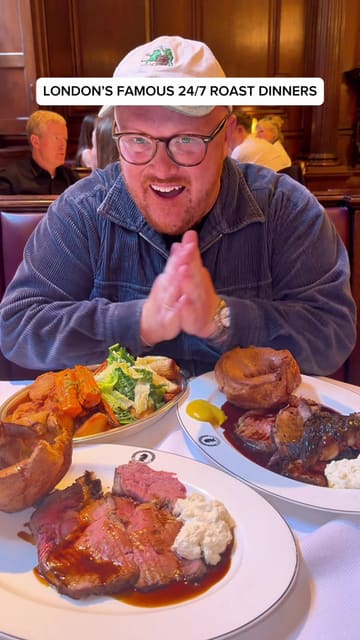 A review of Simpsons in the Strand, focusing on their signature daily roast beef service carved tableside from a traditional trolley, with an honest assessment of the starters and dessert.