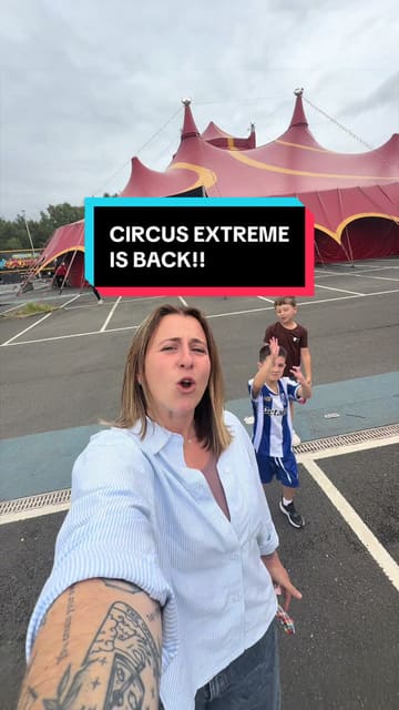 A family-focused vlog documenting a visit to the Circus Extreme show at Silverburn, highlighting the various acrobatic and stunt performances.