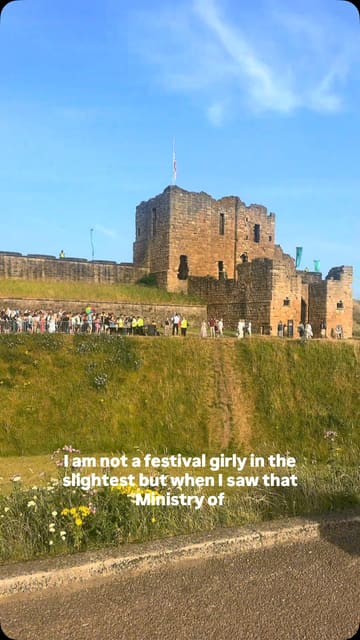 The video is a personal vlog documenting a visit to the Mouth of the Tyne Festival at Tynemouth Priory. The creator shares their experience of watching the Ministry of Sound Classical orchestra perform live, enjoying Parmo fries, and soaking in the atmosphere. The video highlights the scenic setting, the food, and the lively crowd, including a humorous moment with fellow attendees.