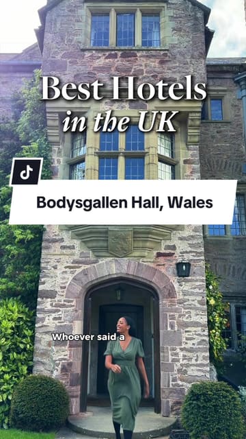 A polished venue tour of Bodysgallen Hall & Spa in Wales, showcasing the historic 17th-century manor, its extensive grounds, dining options including afternoon tea and a full English breakfast, and spa facilities.