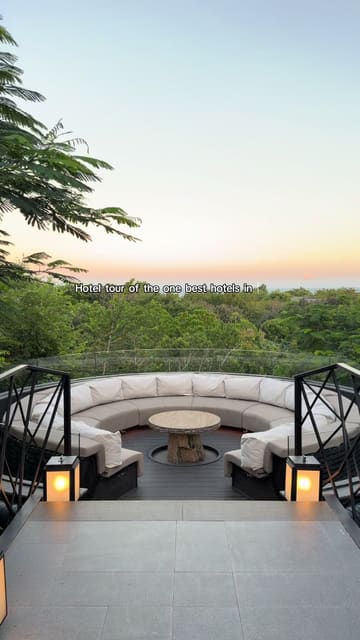 A cinematic tour of the Hilton Yala Resort in Sri Lanka, showcasing the luxurious room, bathroom, private pool, dining experience, and a safari excursion.
