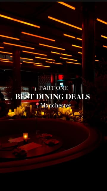 The video presents a curated list of three upscale restaurants in Manchester offering dining deals in January. It uses a fast-paced, polished editing style with voiceover narration and text overlays to highlight the specific offers and the ambiance of each venue, including Australasia, MNKY HSE, and Sexy Fish.