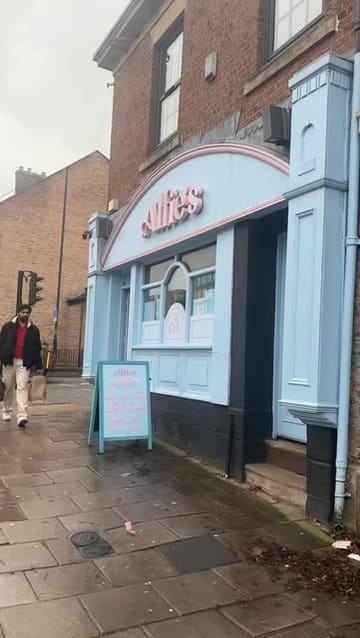 A montage video showcasing the interior, menu, drinks, and food at Alfie's, highlighting their bottomless brunch offering.