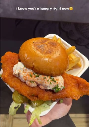 A fast-paced montage of various food items, including fried chicken, burgers, mac and cheese, and street food, likely showcasing a variety of options for Iftar during Ramadan.