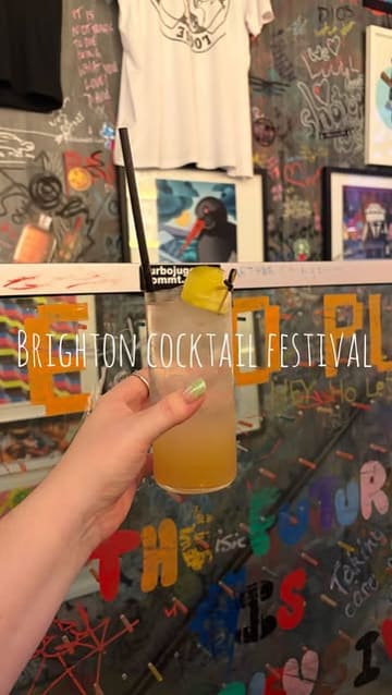 A promotional reel for the Brighton Cocktail Festival, showcasing various participating bars and their unique cocktail offerings through a fast-paced montage.