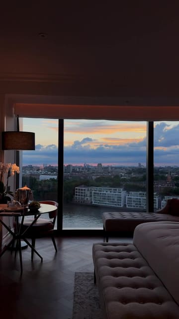 A montage showcasing the facilities and atmosphere of the Park Hyatt River Thames, including room views, the swimming pool, fitness center, and restaurant dining.