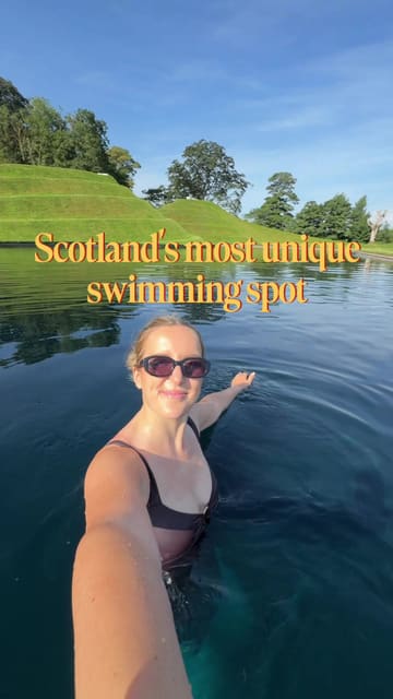 A creator visits Jupiter Artland, an outdoor sculpture park near Edinburgh, to showcase two unique art installations that double as swimming pools. The video also features a stop at the onsite Cafe Party for breakfast and coffee, providing a comprehensive look at the experience.